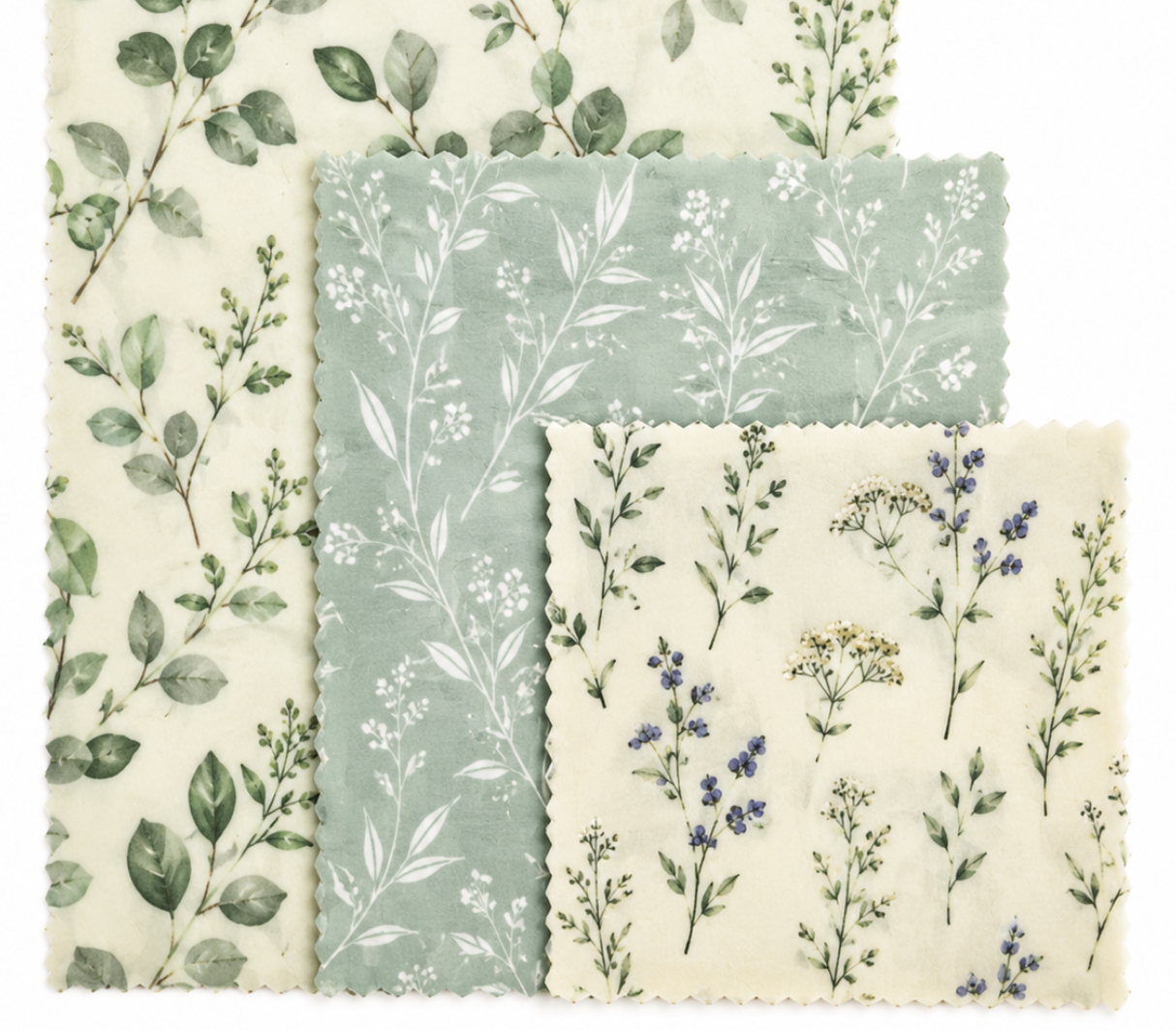 Beeswax Wrap Set (Sage Garden)