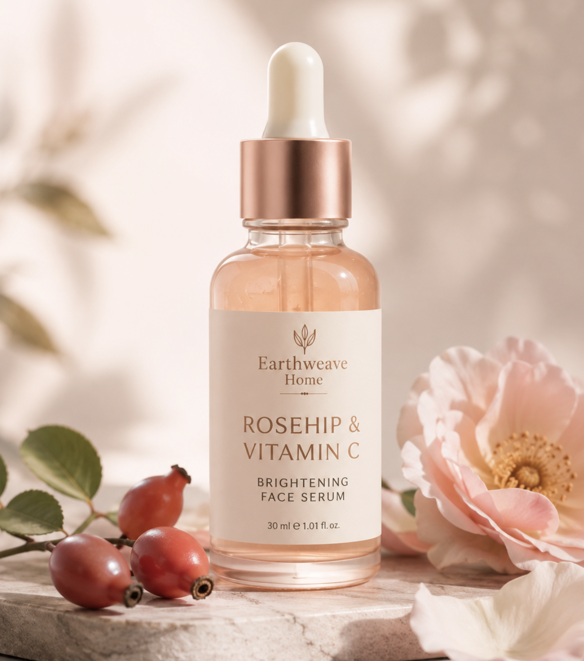 Rosehip & Vitamin C Brightening Face Serum